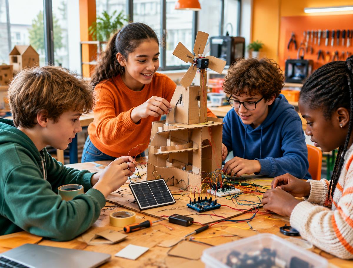 Beeld bij STEAM-maakonderwijs op een klein budget